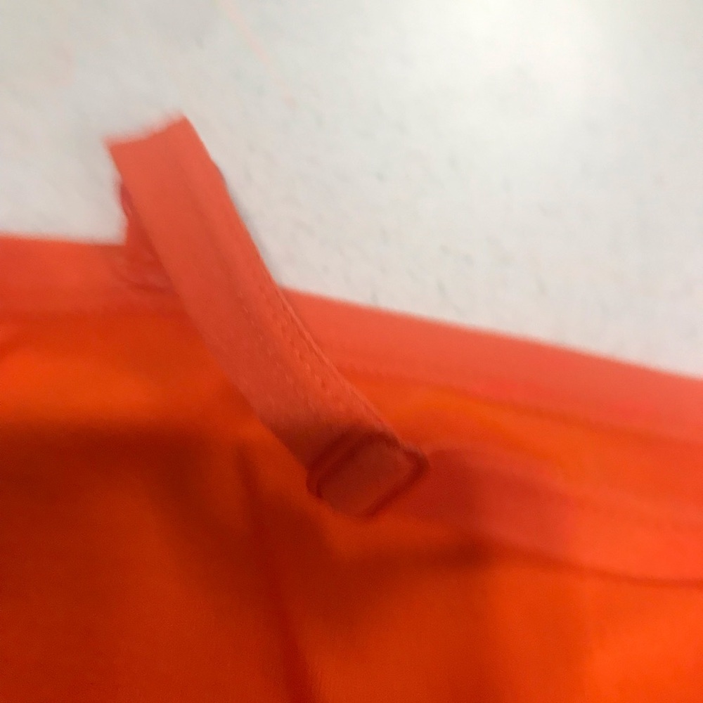 Eye Candy Camisole Womens Plus 3X Orange Adjustable Straps Stretch Tank Top Tee - Picture 4 of 5